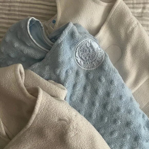 Bundle of 3 HaloFleece Halo Sleep Sacks Wearable Blankets for Swaddle Weaning - Picture 4 of 6